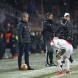 Pavel Hapal koučuje svůj tým v duelu na Slavii, v němž Ostravané loni v listopadu padli 1:3. Foto: fcb.cz
