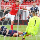 Dvacetiletý Michal Ševčík vstřelil premiérový gól Zbrojovky v nové prvoligové sezoně, kterým přispěl k remíze 2:2 se Slováckem. Foto: fczbrno.cz